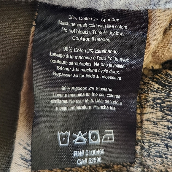 Kavu "Steens" Chino Hiking Pant Jean Khaki Brown Gorpcore | Men's Size 34x33 - Picture 9 of 15